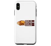 Want Ya Scattered Smothered Covered Case for iPhone XS Max