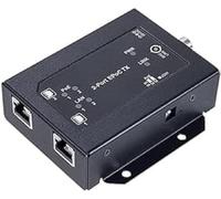 Wantec 2wIP 2-Wire Ethernet Adapter with PoE - BNC - Client | Camera Side | Receiver - 2-Port