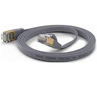 wantecWire 7072 Extra Thin Patch Cable Grey gray Länge 0.2m