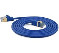 wantecWire 7128 Extra Thin Patch Cable, Patch Leads, Blue