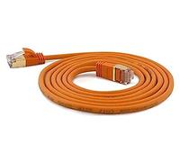 wantecWire 7144 Ultra Slim Ethernet Patch Cable Orange