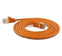 wantecWire 7144 Ultra Slim Ethernet Patch Cable Orange