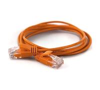 wantecWire 7259 Ultra Slim Patch Cable Orange