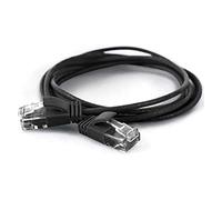 wantecWire 7309 Ultra Slim Cat6 Patch Cable Black