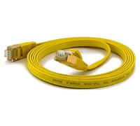 wantecWire Extra Flat Patch Cable CAT.6 FTP Shielded yellow yellow Länge 5m