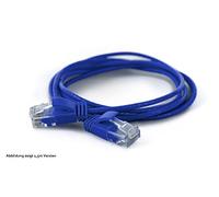 wantecWire Extra Slim CAT.6 UTP Patch Cable 0.1 m Blue