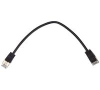 wantecWire Extra Thin Patch Cable CAT.7 Cable CAT.6 Connector SSTP Shielded Length 0.2 m Black