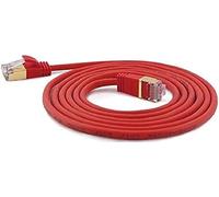 wantecWire Extra Thin Patch Cable CAT.7 Cable CAT.6 Connector SSTP Shielded Length 1.5 m Red