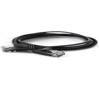 wantecWire Patch Cable Cat.6 UTP Extra Thin Length 0.25 m Black