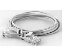 wantecWire Patch Cable Cat.6 UTP Extra Thin Length 2 m White