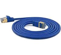 wantecWire Patch Cable Cat.7 Cable Cat.6 Connector SSTP Shielded Length 10 m Blue