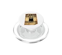 Wanted Dead & Alive Schroedinger's Cat Funny Motif Fun PopSockets PopGrip for MagSafe