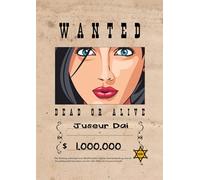 WANTED - Dead or Alive: Personalized wanted posters to fill in yourself | Personalizable gift, guest and memory book for any occasion