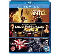 Wanted/Death Race/Doomsday [Blu-ray] [DVD][Region 2]