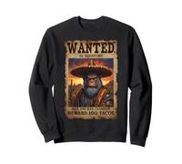 Wanted El Squatcho Reward 100 Tacos Hide and Seek Bigfoot Sweatshirt