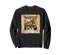Wanted For Halloween Spooky Mansion Full Moon Pumpkins Scary Sweatshirt