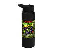 Wanted Kitchen Bandit Stolen Dinks NVZ Funny Stainless Steel Insulated Water Bottle