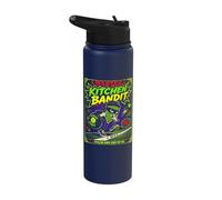 Wanted Kitchen Bandit Stolen Dinks NVZ Funny Stainless Steel Insulated Water Bottle