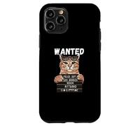 Wanted Kitty.Bad for Bad Cattitude, Cat Lover Valentine Case for iPhone 11 Pro