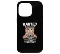 Wanted Kitty.Bad for Bad Cattitude, Cat Lover Valentine Case for iPhone 13 Pro