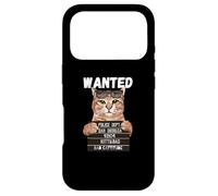 Wanted Kitty.Bad for Bad Cattitude, Cat Lover Valentine Case for iPhone 17 Pro