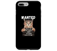 Wanted Kitty.Bad for Bad Cattitude, Cat Lover Valentine Case for iPhone 7 Plus/8 Plus