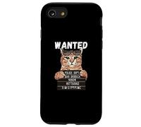 Wanted Kitty.Bad for Bad Cattitude, Cat Lover Valentine Case for iPhone SE (2020) / 7/8
