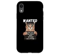 Wanted Kitty.Bad for Bad Cattitude, Cat Lover Valentine Case for iPhone XR
