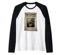 Wanted orca Killer Whale Raglan Baseball Tee