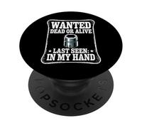 Wanted Poster 10MM Socket Jokes Humor Car Guy Car Mechanic PopSockets Adhesive PopGrip