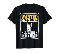 Wanted Poster 10MM Socket Jokes Humor Car Guy Car Mechanic T-Shirt