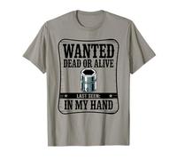 Wanted Poster 10MM Socket Jokes Humor Car Guy Car Mechanic T-Shirt
