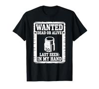 Wanted Poster 10MM Socket Jokes Humor Car Guy Car Mechanic T-Shirt