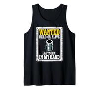 Wanted Poster 10MM Socket Jokes Humor Car Guy Car Mechanic Tank Top
