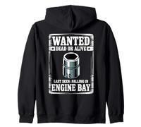 Wanted Poster 10MM Socket Jokes Humor Car Guy Car Mechanic Zip Hoodie