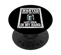 Wanted Poster 10MM Socket Meme Car Guy Funny Mechanic PopSockets Adhesive PopGrip