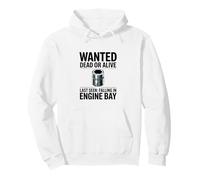 Wanted Poster 10MM Socket Meme Car Guy Funny Mechanic Pullover Hoodie