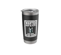 Wanted Poster 10MM Socket Meme Car Guy Funny Mechanic Stainless Steel Insulated Tumbler
