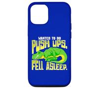 Wanted To Do Push ups Fell Asleep Funny Fitness Dinosaur Case for iPhone 12/12 Pro