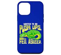 Wanted To Do Push ups Fell Asleep Funny Fitness Dinosaur Case for iPhone 12 mini
