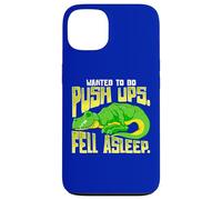Wanted To Do Push ups Fell Asleep Funny Fitness Dinosaur Case for iPhone 13