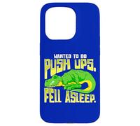 Wanted To Do Push ups Fell Asleep Funny Fitness Dinosaur Case for iPhone 15 Pro