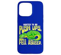 Wanted To Do Push ups Fell Asleep Funny Fitness Dinosaur Case for iPhone 15 Pro Max