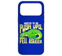 Wanted To Do Push ups Fell Asleep Funny Fitness Dinosaur Case for iPhone 17 Pro Max