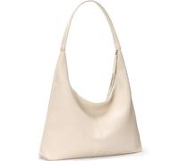 WantGor Large Tote Bag for Women, Vegan Leather Shoulder Purses Casual Slouchy Totes Bag Ladies Work Laptop Travel Handbags (Nude)