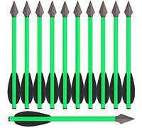 WANVZMR Mini Crossbow Bolts 6.3" Carbon Crossbow Arrows with Broadhead Tips Hunting Arrows for 50-80lbs Pistol Crossbow for Adults, Great for Target Practice Shooting,Small Hunting (Style3 12PCS)