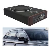 wanwanper Car Subwoofer, 600W 8 Inch Underseat Car Subwoofer Low Profile Stereo System Audio Speaker for Any Vehicle, Strong Compatibility, 34.5 x 26 x 6.8cm, Black