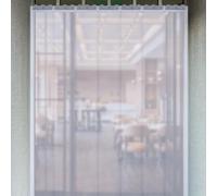 wanwanper Strip Curtain, PVC Strip Curtain Kit, 7PCS Transparent Door Curtain, PVC Door Strips for Warehouses, Factories, Supermarkets, Shopping Malls, Warehouses and Company doors, 200x18 cm