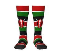 Kenya Flag Kenyans Unisex Socks Patriotic Novelty Crew Socks For Running Cycling Cheerleading Women Men