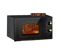 WANWEN Microwave Oven Integrated, Household Automatic Multi-function 700 W 20 L Small Mini Light Wave Oven, Easy to Clean, Uniform Temperature Control,White little surprise